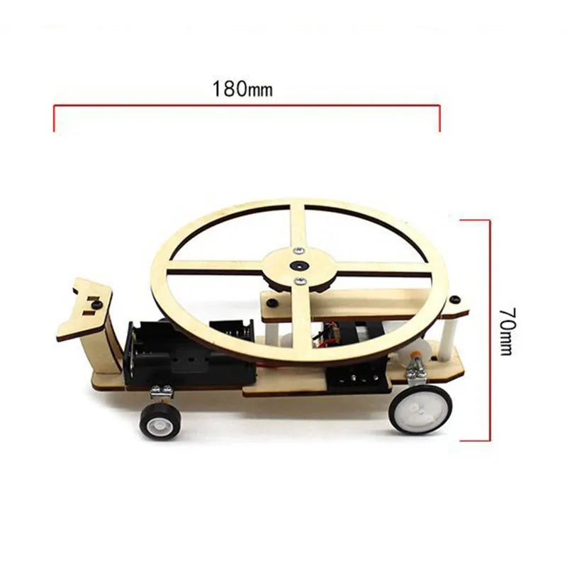 Wooden Helicopter No.1 – DIY Sliding Aircraft Educational Toy Kit for Kids - Kidz Garage
