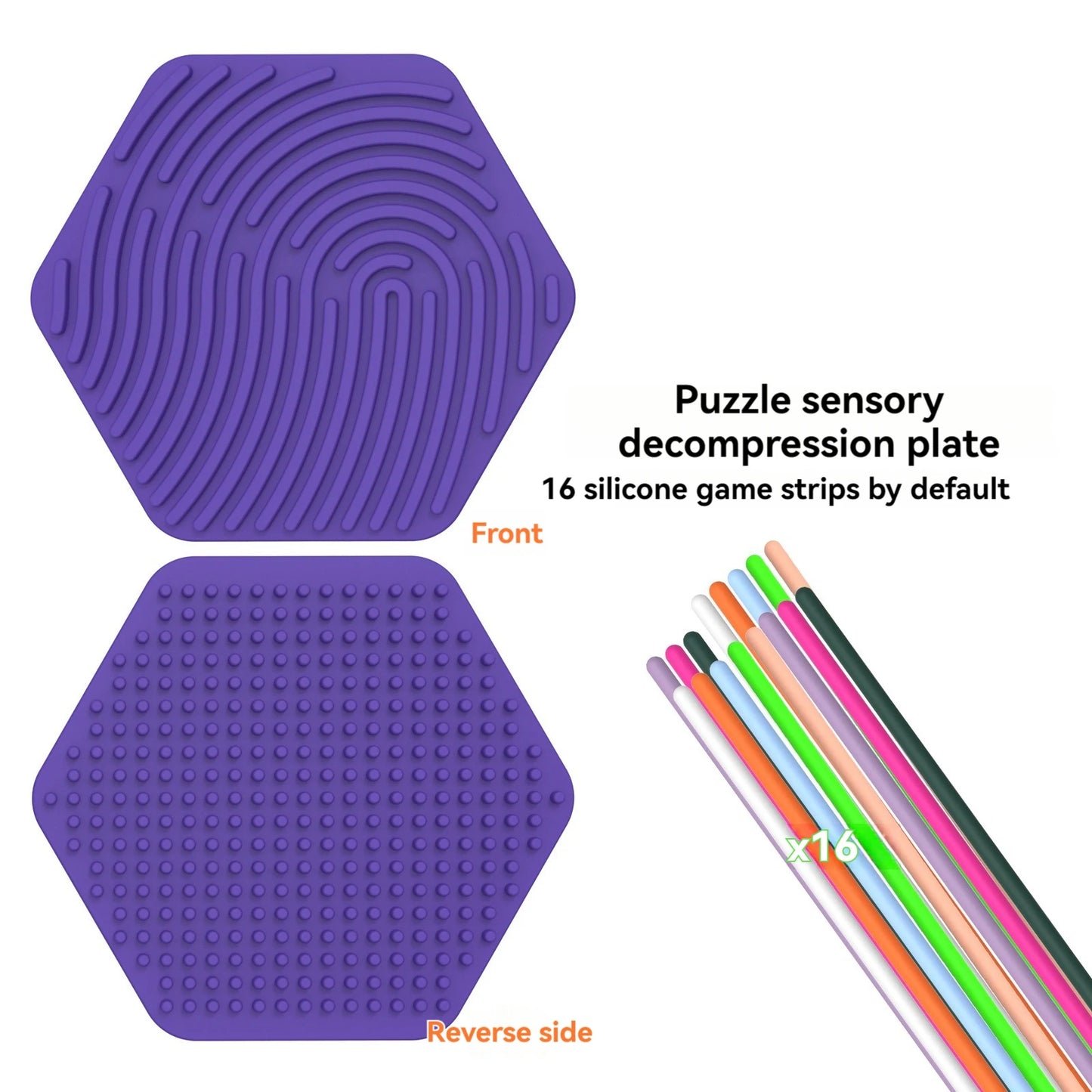 Silicone Sensory Activity Board – Montessori Fidget Toy for Skill Development - Kidz Garage