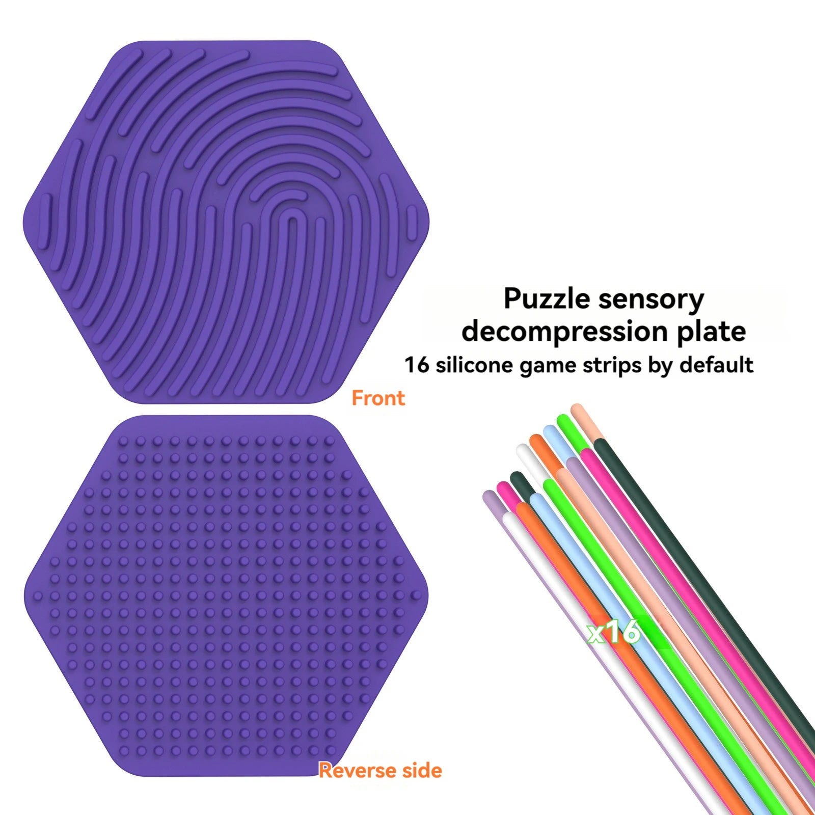 Silicone Sensory Activity Board – Montessori Fidget Toy for Skill Development - Kidz Garage