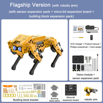 AI Robot Dog – Visual Bionic Robotics Kit , stem, Arduino & Scratch Programming - Kidz Garage