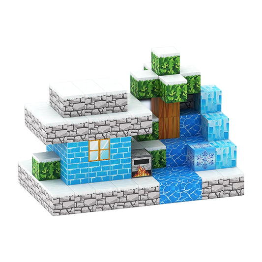 112-Piece Magnetic Building Blocks Cube Set – STEM Montessori Construction Toy - Kidz Garage