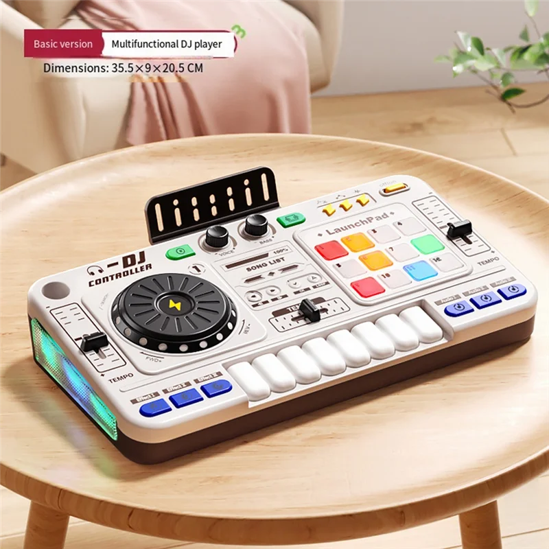 Kids DJ Mixer Controller – Electronic Organ & Music Entertainment Toy with Bluetooth - Kidz Garage