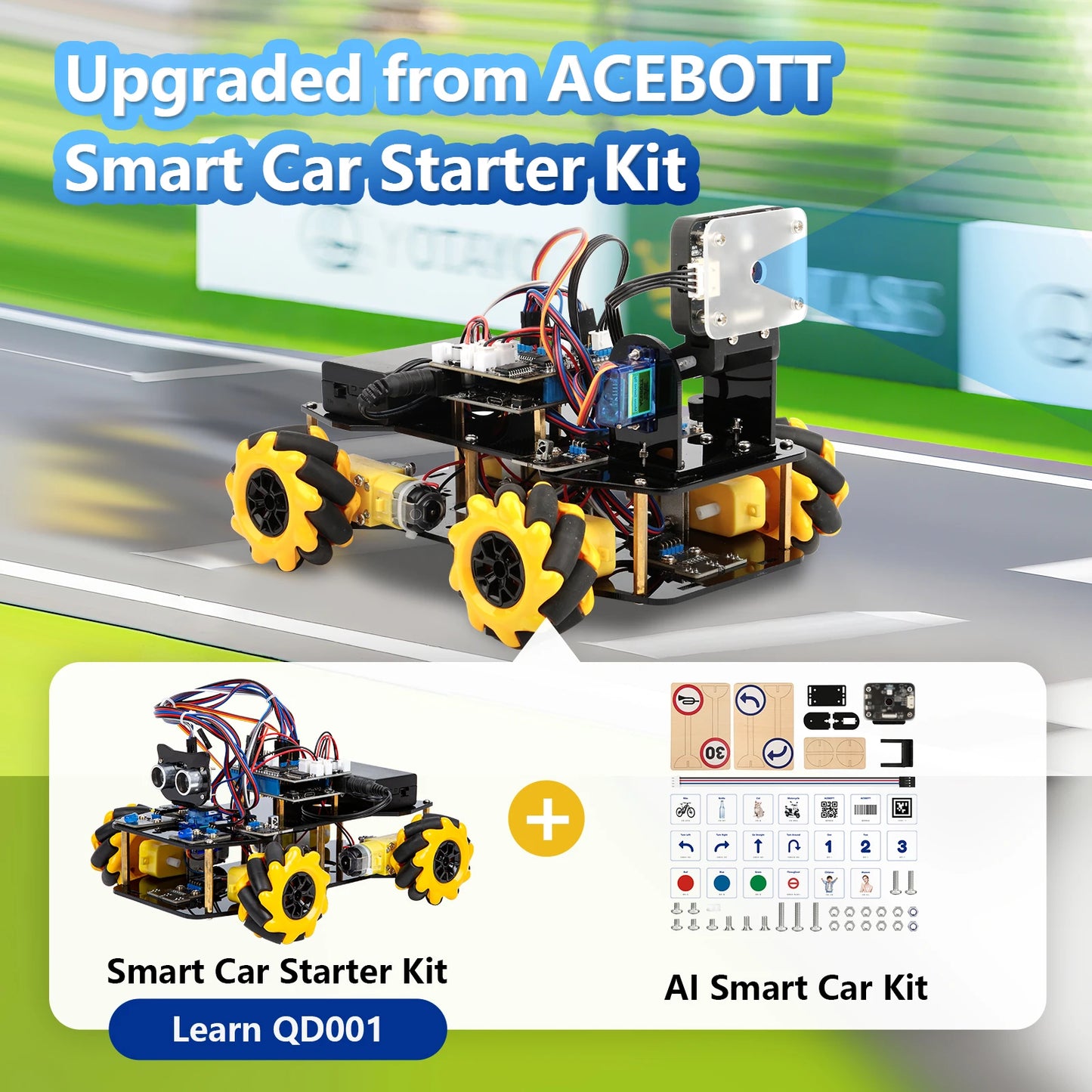 AI Robot Car Kit with Real-Time Object Detection –  Smart Robotics Programming stem Kit - Kidz Garage