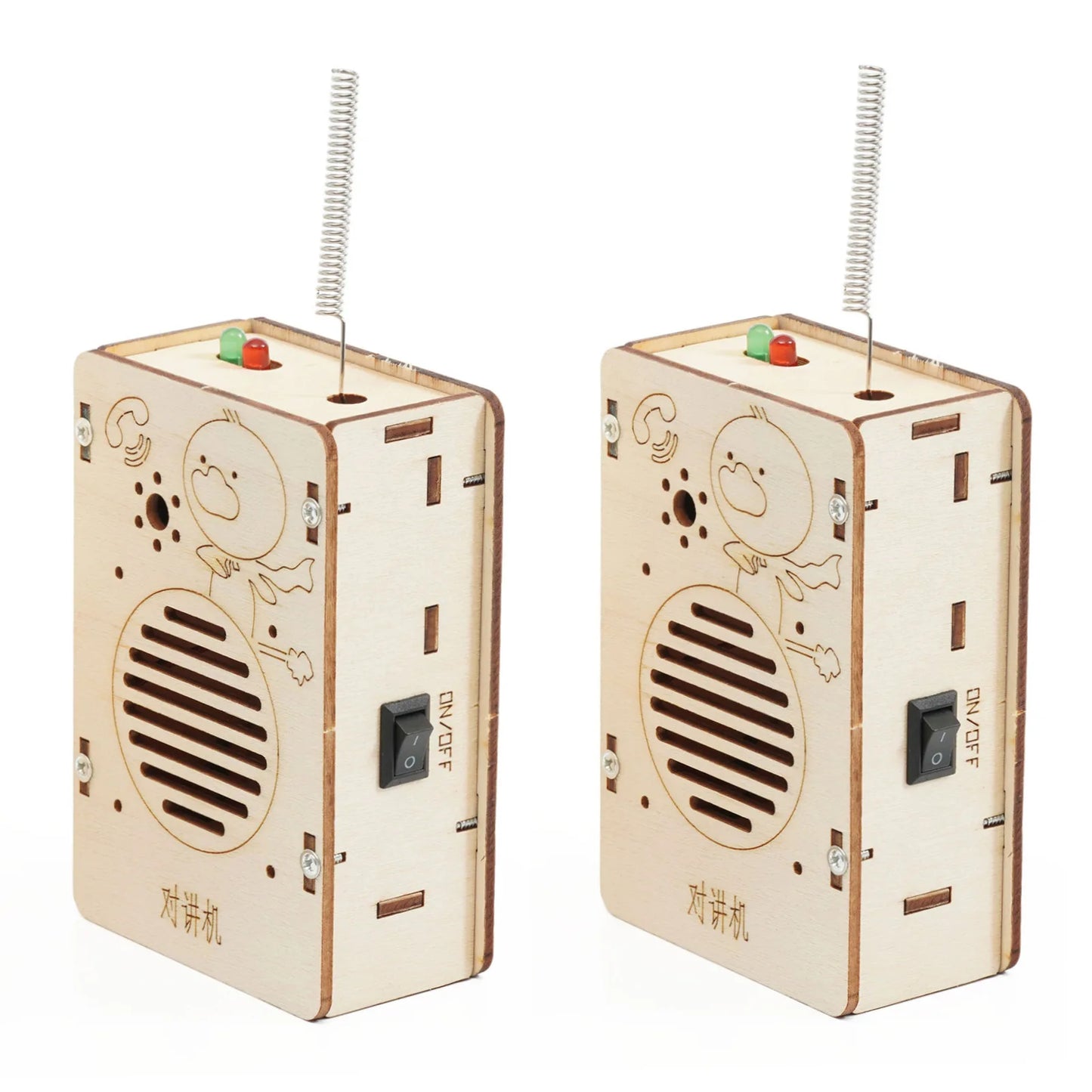 DIY Wireless Walkie-Talkie Model – STEM Science Experimental Toy Kit for Kids - Kidz Garage
