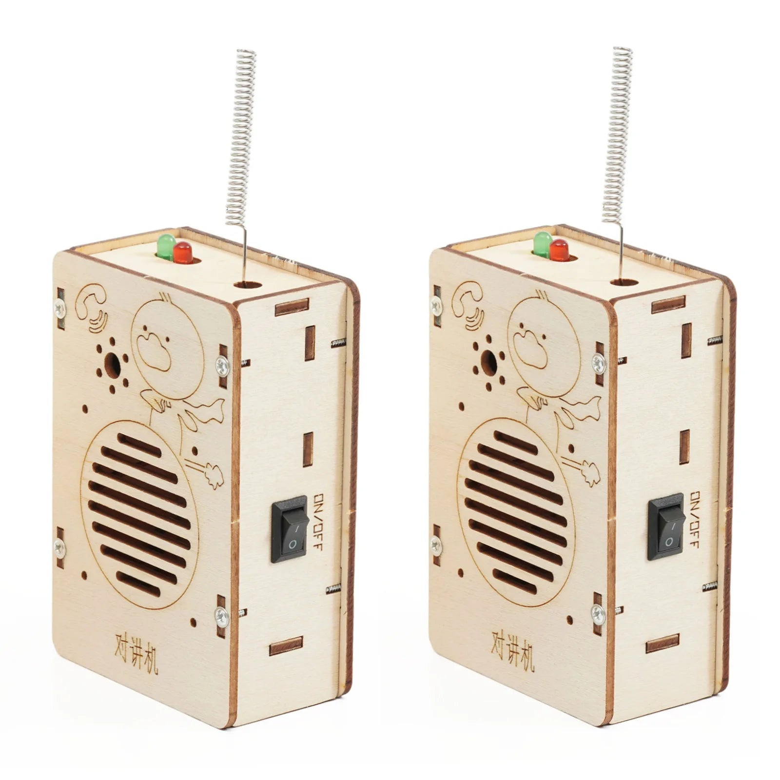 DIY Wireless Walkie-Talkie Model – STEM Science Experimental Toy Kit for Kids - Kidz Garage