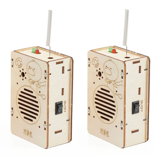 DIY Wireless Walkie-Talkie Model – STEM Science Experimental Toy Kit for Kids - Kidz Garage