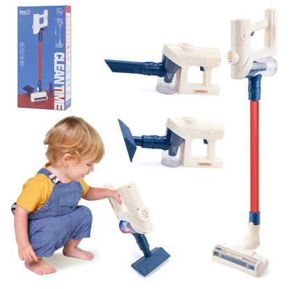 Electric Mini Vacuum Toy with Light & Music – Educational Pretend Play - Kidz Garage