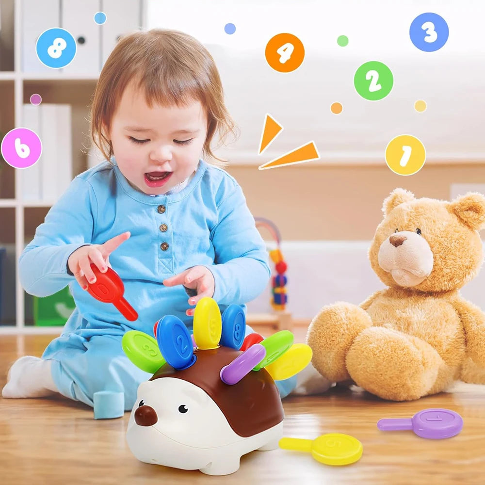 Montessori Educational Toy – Fine Motor Learning & Counting Set - Kidz Garage