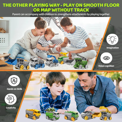 Magic Climbing Race Car Toy with Flexible Space Track – Engineering Train Track Toy - Kidz Garage