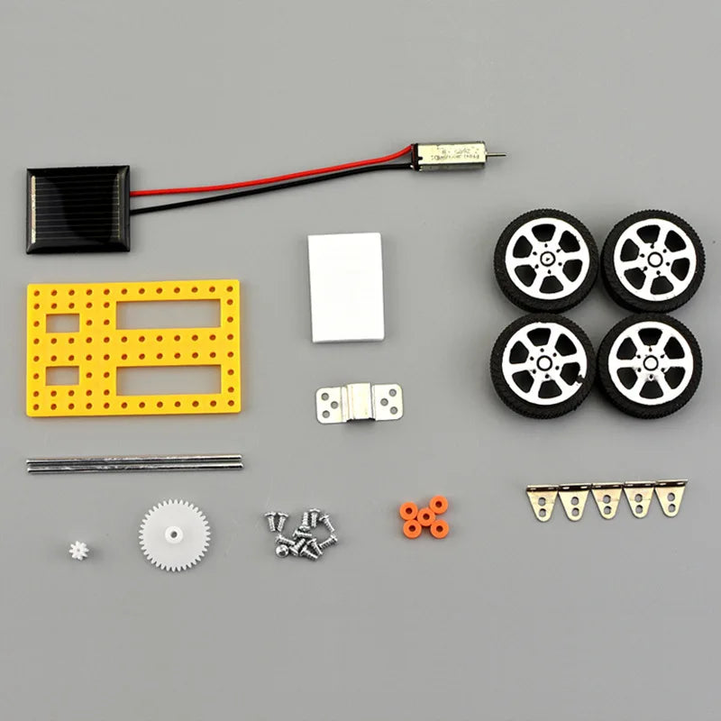 Mini DIY Solar Car Kit – STEM Educational Toy for Kids - Kidz Garage