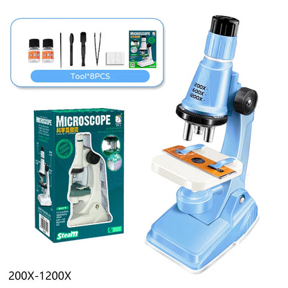 Kids Science Microscope Toy – STEM Learning Kit for Young Explorers (Ages 3+) - Kidz Garage