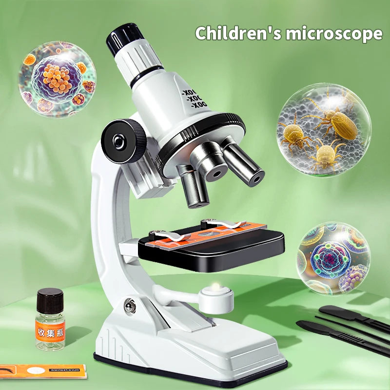 Kids Science Microscope Toy – STEM Learning Kit for Young Explorers (Ages 3+) - Kidz Garage