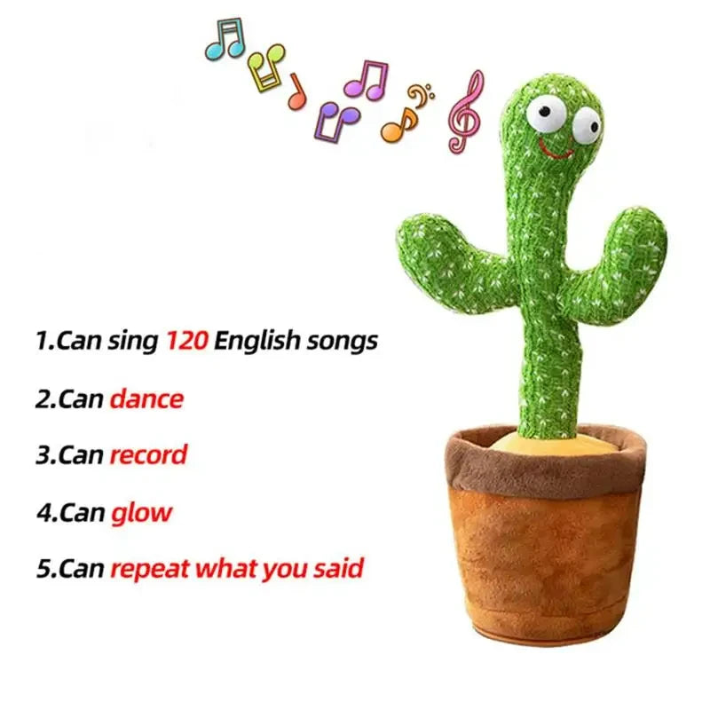 Dancing Cactus Toy – Speech Development & Sensory Learning for Kids - Kidz Garage