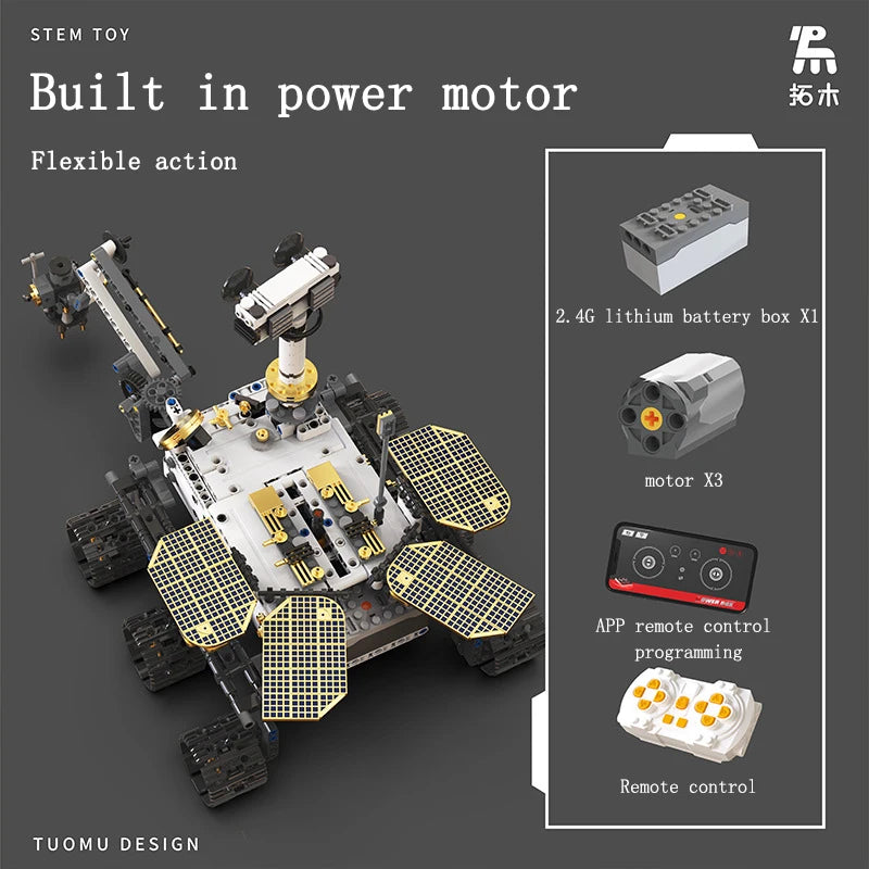 Multi-Axis Programmable Robotic Arm Building Blocks – STEM Learning Kit - Kidz Garage