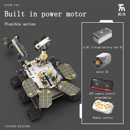Multi-Axis Programmable Robotic Arm Building Blocks – STEM Learning Kit - Kidz Garage