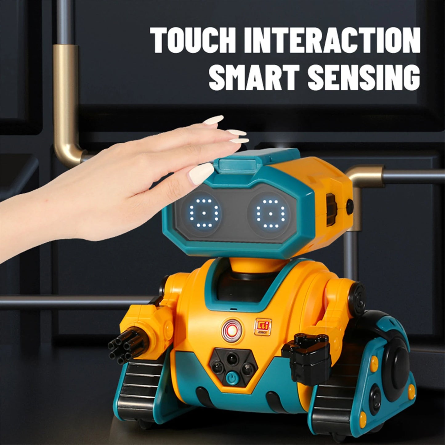 Interactive Voice-Enabled Programmable Robot for Kids – Touch & App-Controlled with Dance and Dialogue Functions - Kidz Garage