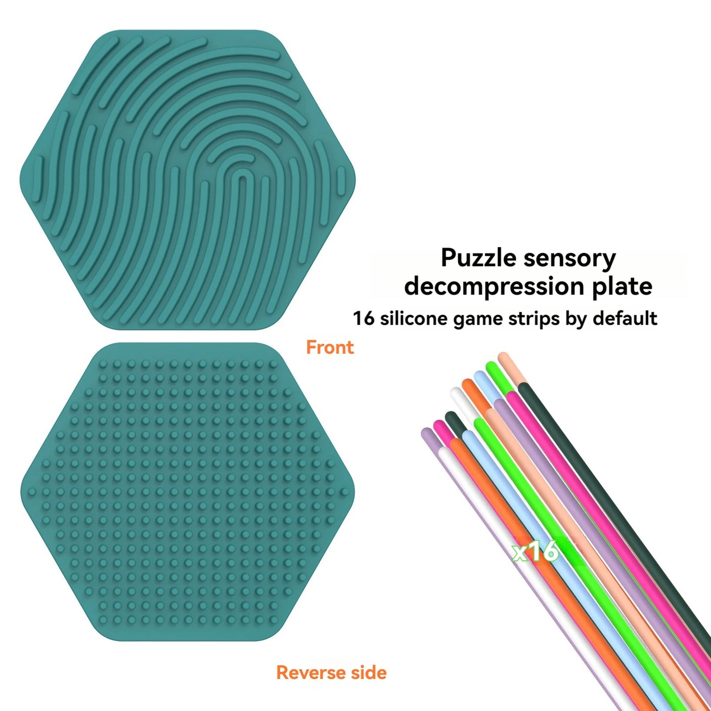 Silicone Sensory Activity Board – Montessori Fidget Toy for Skill Development - Kidz Garage