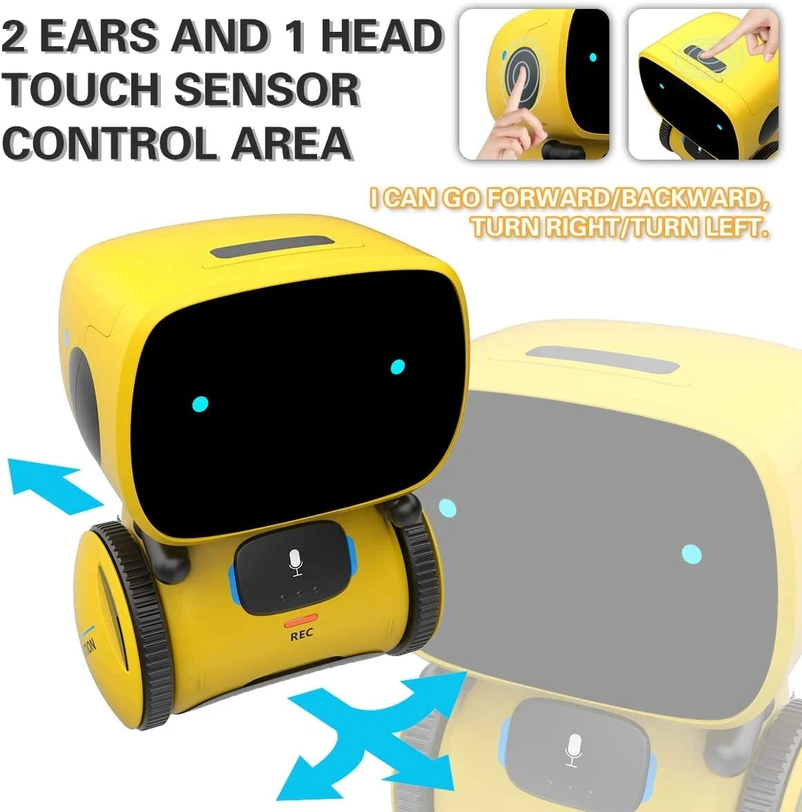 Smart Robot T – Voice Control, Singing, Dancing, Recording & Talking Interactive Robot - Kidz Garage