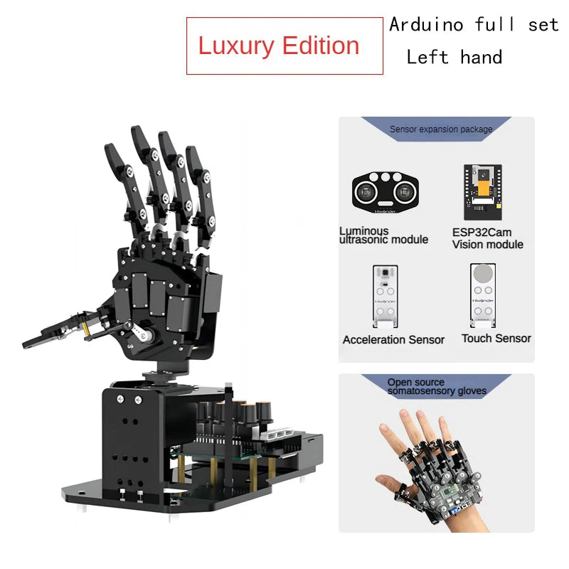 STEM Bionic Robot Hand Manipulator Kit – Arduino - Educational Kit - Kidz Garage