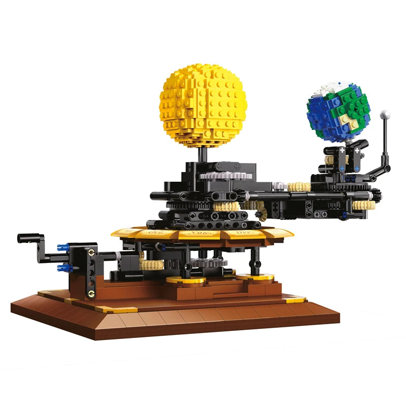 865PCS DIY Solar System Model Building Blocks – Earth, Moon & Sun Educational Science Kit - Kidz Garage
