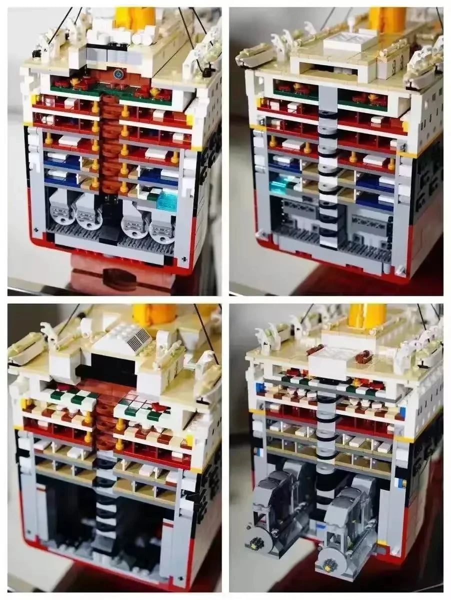 Titanic Giant Cruise Ship Model – 1900+ PCS Building Blocks Set - STEM TOy - Kidz Garage