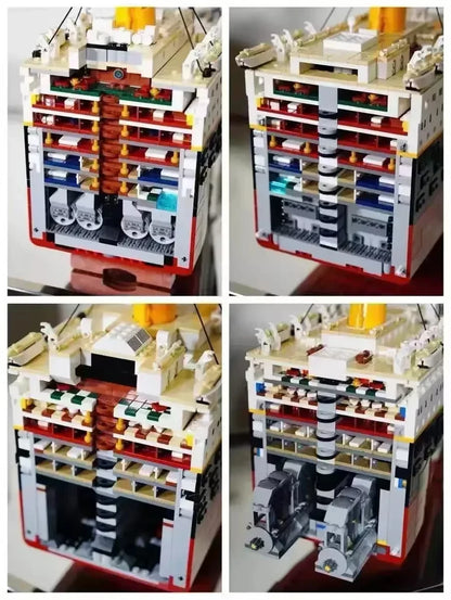 Titanic Giant Cruise Ship Model – 1900+ PCS Building Blocks Set - STEM TOy - Kidz Garage