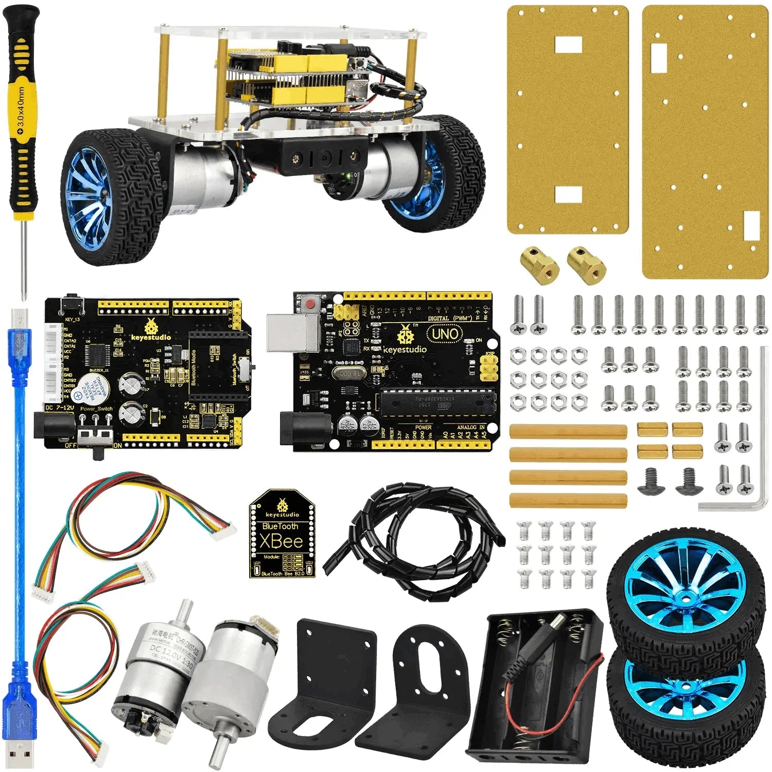 Self-Balancing Robot Car Kit for Arduino – STEM DIY Electronics Set with Bluetooth Control, Robotics Programming - Kidz Garage
