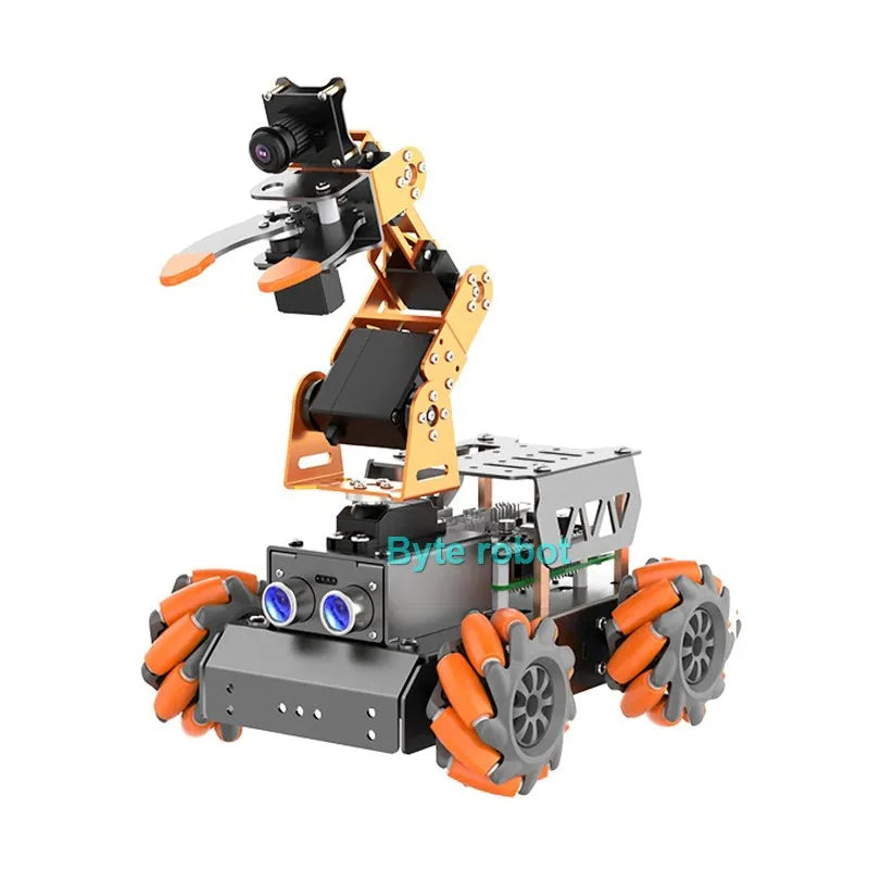 AI Robot Car Kit with Robotic Arm – Open Source  DIY Robot | STEM Coding & AI Education Kit - Kidz Garage