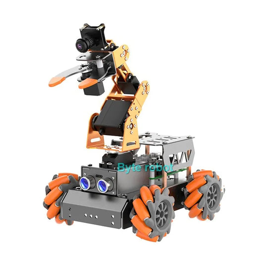 AI Robot Car Kit with Robotic Arm – Open Source  DIY Robot | STEM Coding & AI Education Kit - Kidz Garage