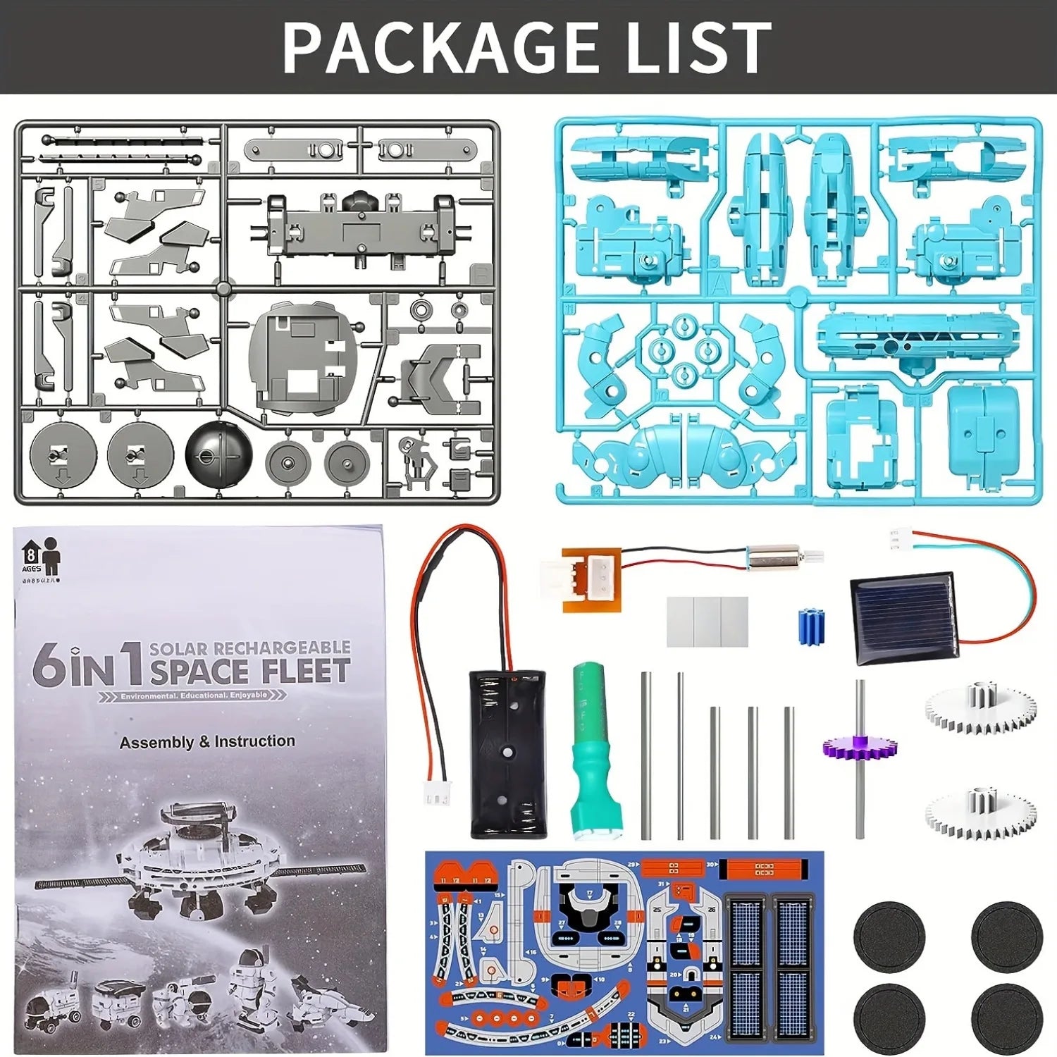 6-in-1 STEM Solar Robot Kit – Educational Science Building Toy for Kids - Kidz Garage