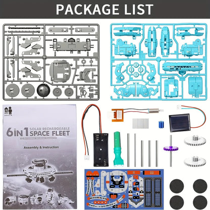 6-in-1 STEM Solar Robot Kit – Educational Science Building Toy for Kids - Kidz Garage