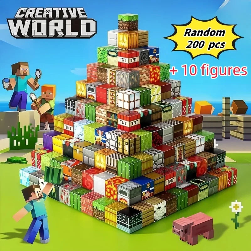 STEM Magnetic Building Blocks Kit – Creative Engineering Construction Toy Set for Kids Ages 3–12 - Kidz Garage