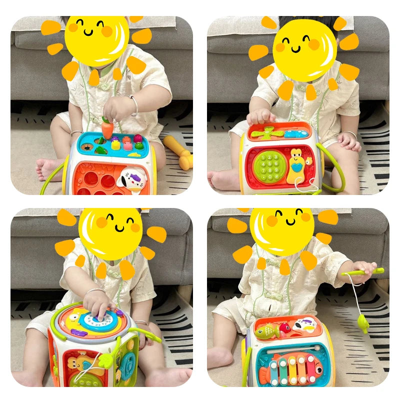 Baby Cell Phone Toy – Musical Light-Up Educational Phone for Toddlers - Kidz Garage