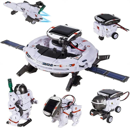 6-in-1 STEM Solar Robot Kit – Educational Science Building Toy for Kids - Kidz Garage