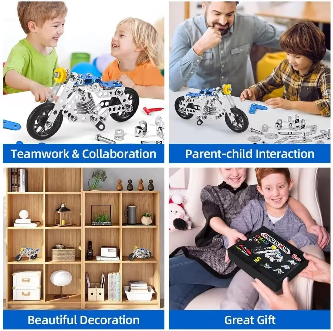 Creative DIY 3D Model Building Blocks – Variable Shape Assembly Toy for Kids - Kidz Garage