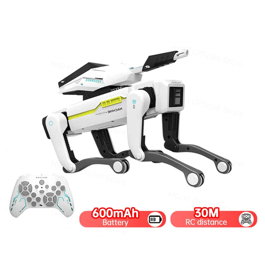 2.4G RC Smart Dog with remote control on a white background, featuring Teeggi Global Store branding.