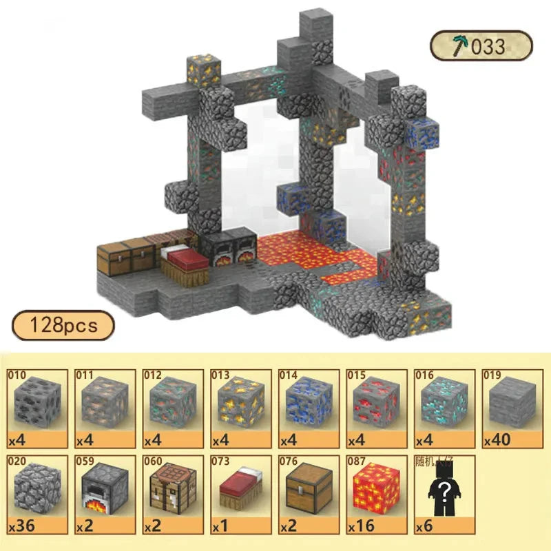 Magnetic Mine World Cube Building Blocks Set – Sensory Construction Toy - Kidz Garage