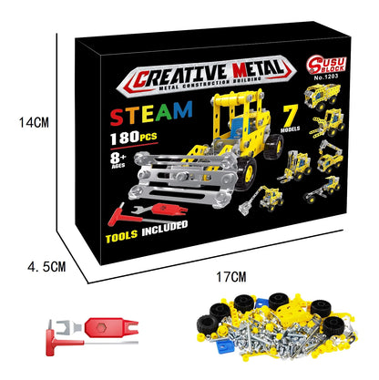 Creative DIY 3D Model Building Blocks – Variable Shape Assembly Toy for Kids - Kidz Garage