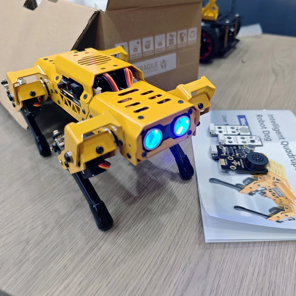 AI Robot Dog – Visual Bionic Robotics Kit , stem, Arduino & Scratch Programming - Kidz Garage