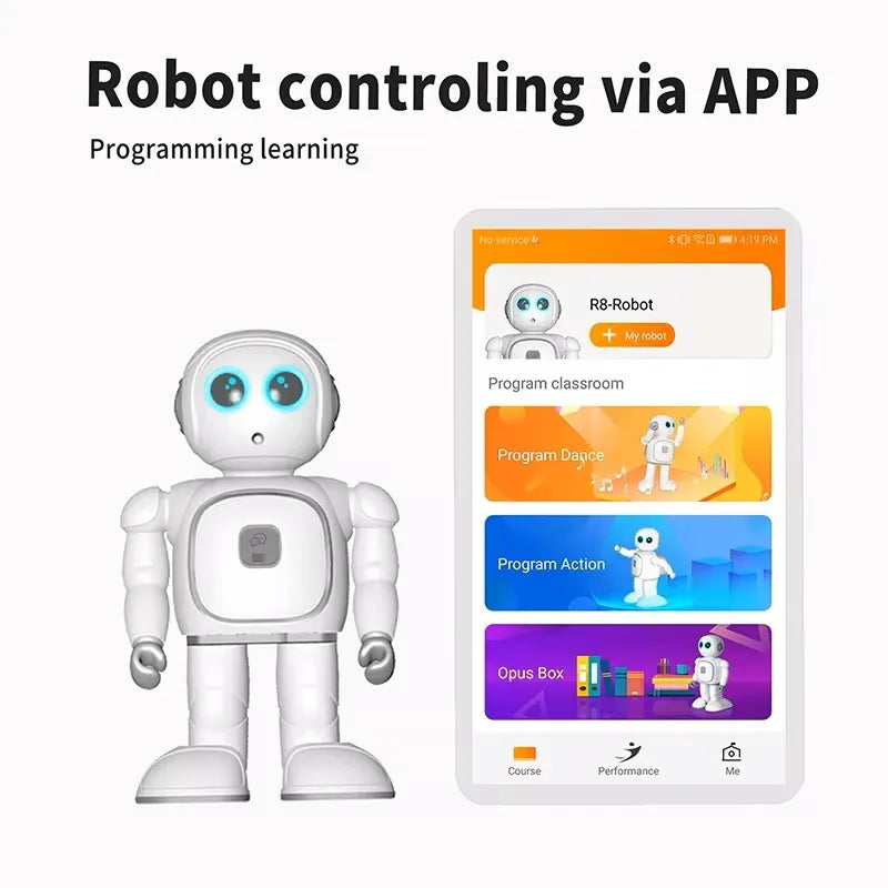 ALEXA Smart Robot – Voice-Interactive Educational AI Robot for Kids with Programming, Dance, Multilingual Translation, and App Control - Kidz Garage