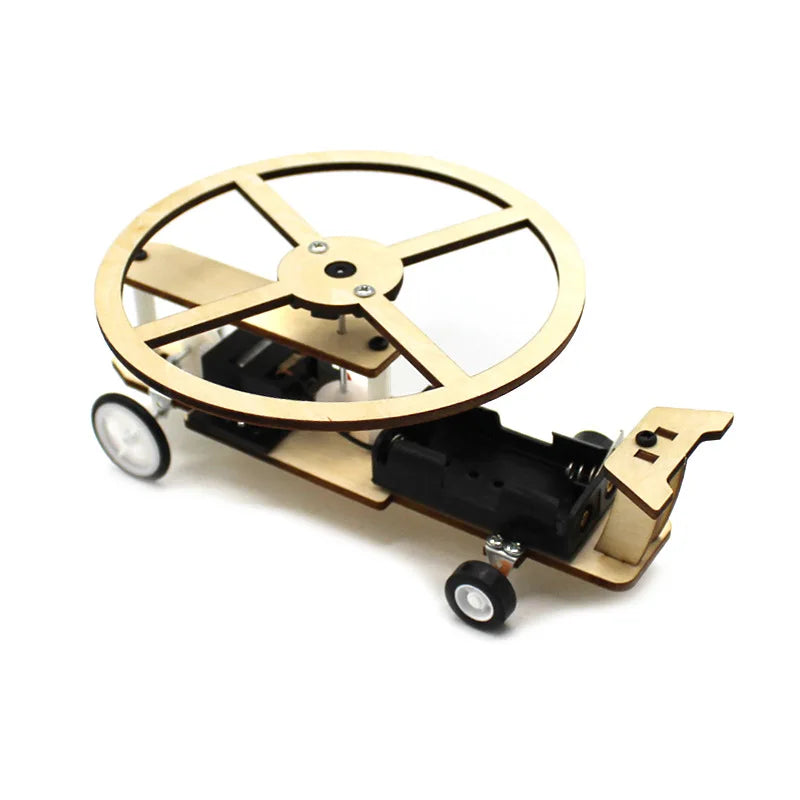 Wooden Helicopter No.1 – DIY Sliding Aircraft Educational Toy Kit for Kids - Kidz Garage