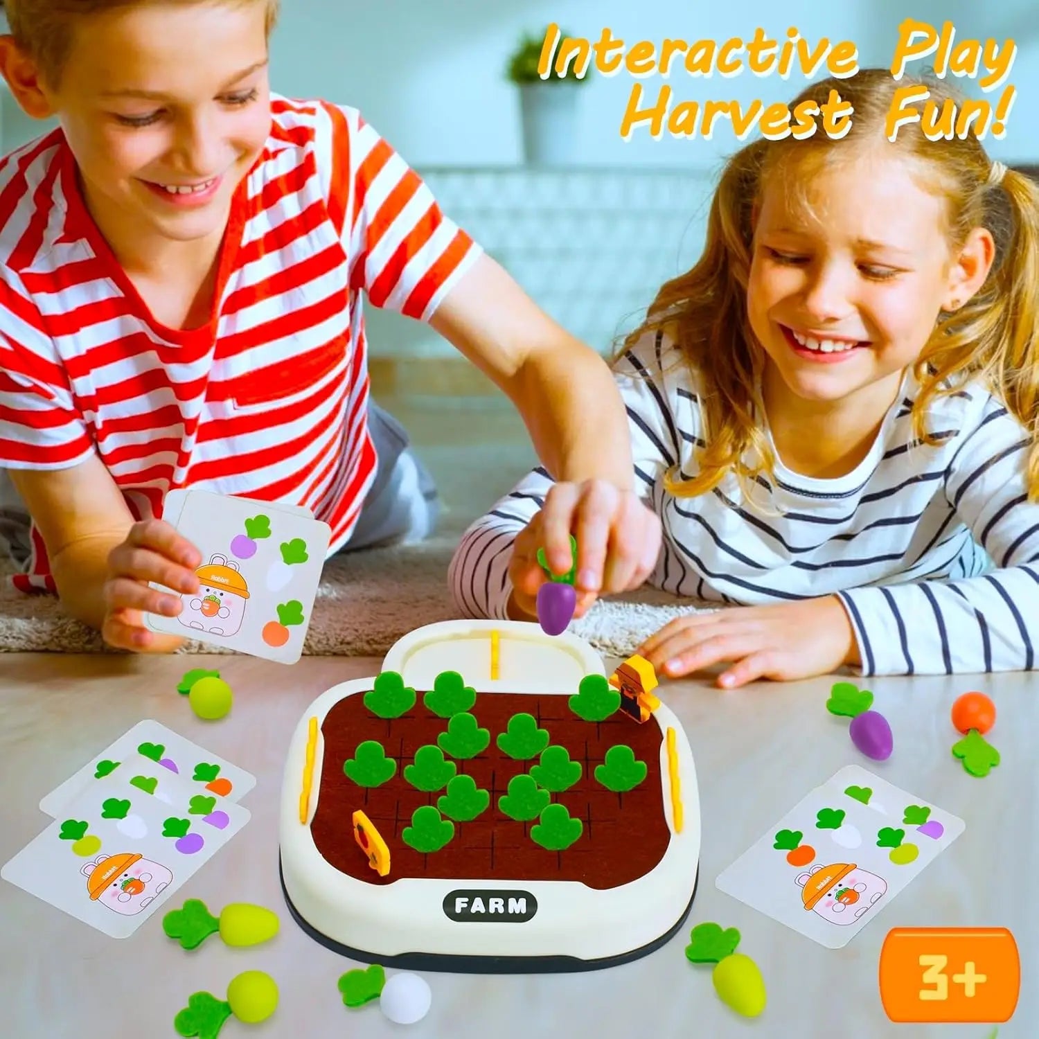 2-in-1 Bunny Balance Math Toy & Carrot Harvest Game – Montessori STEM Learning Toy - Kidz Garage