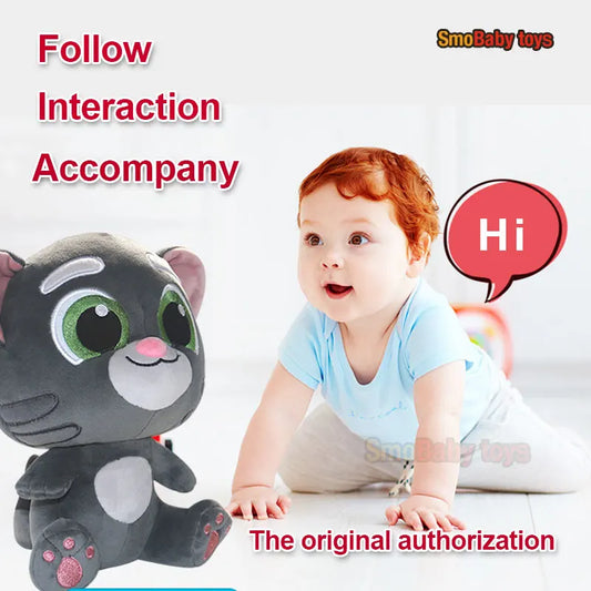 Talking Tom & Friends Plush Cat Toy – Repeats What You Say | Learning Toy - Kidz Garage