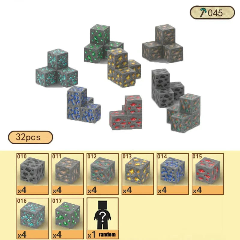 Magnetic Mine World Cube Building Blocks Set – Sensory Construction Toy - Kidz Garage