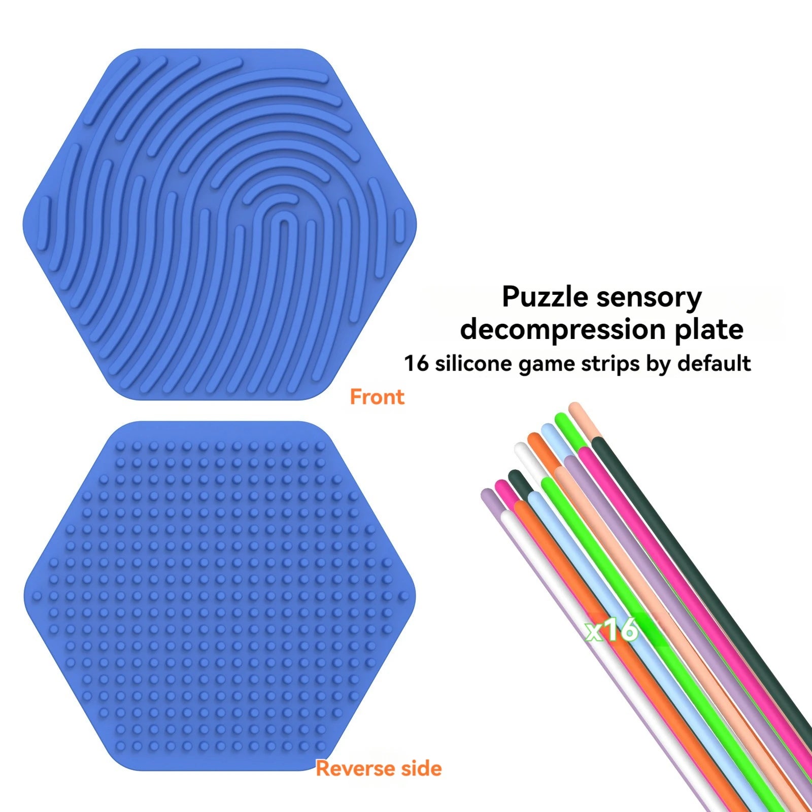 Silicone Sensory Activity Board – Montessori Fidget Toy for Skill Development - Kidz Garage