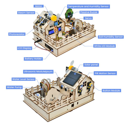 Smart Farm IoT Starter Kit– Graphical Programming STEM DIY Educational Set - Kidz Garage