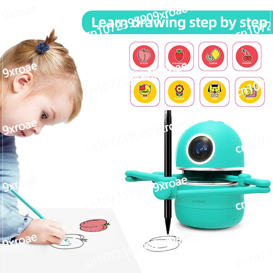 Smart AI Drawing & Math Teaching Robot – Quincy STEM Learning Toy for Kids - Kidz Garage