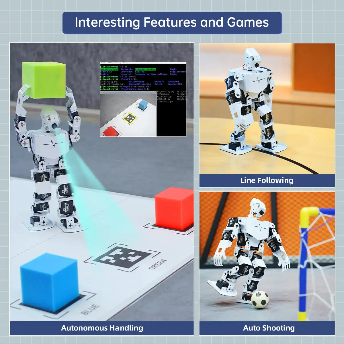 AI Intelligent Visual Humanoid Robot – Raspberry Pi Powered Educational STEM Learning Assistant - Kidz Garage