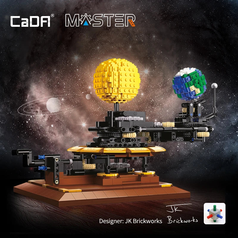 865PCS DIY Solar System Model Building Blocks – Earth, Moon & Sun Educational Science Kit - Kidz Garage
