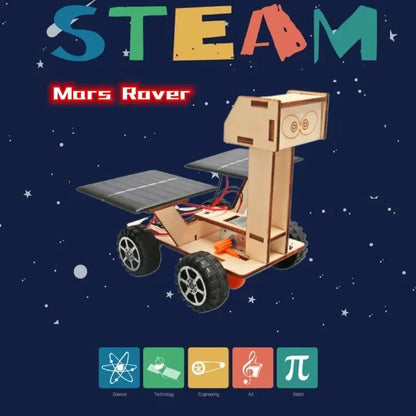 Solar Lunar Exploration Vehicle – DIY Mars Rover Robot STEM Kit for Kids - Kidz Garage